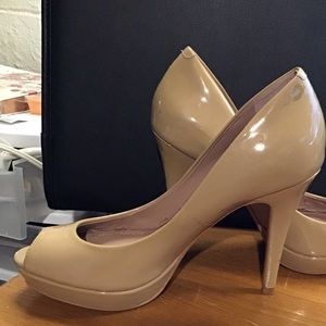 Vince Camuto nude heels.